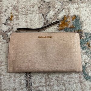 Beige Michael Kors wallet